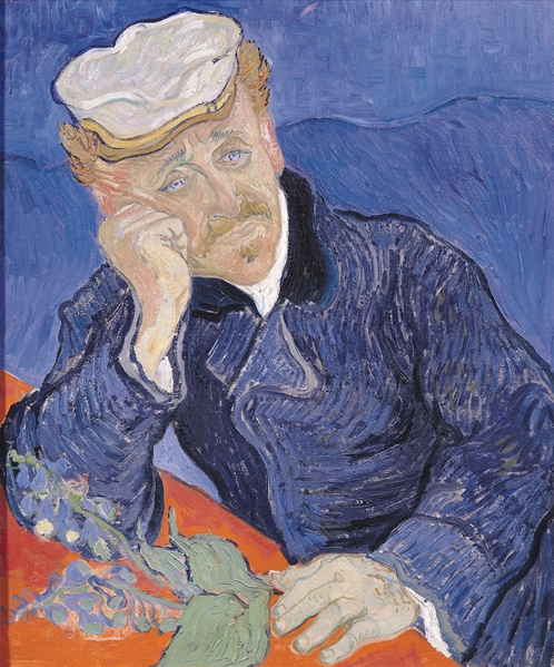 Portrait of Dr Paul Gachet (oil on canvas), Gogh, Vincent van (1853-90) / Private Collection / Bridgeman Images