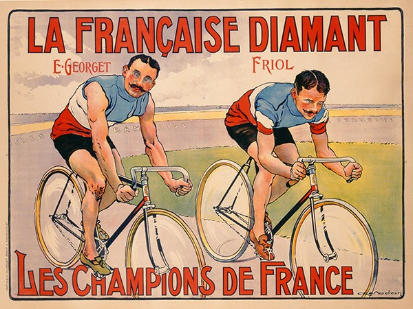 Poster advertising 'La Francaise Diamant', c.1905 / French School / DaTo Images