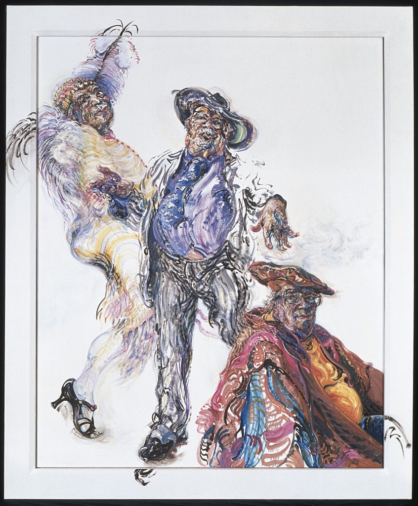 George Melly, 1998 (oil no canvas), Maggi Hambling / National Portrait Gallery, London, UK