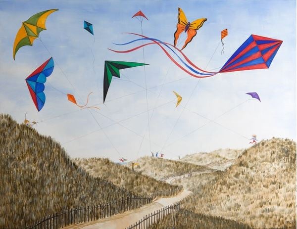 As High as Kite, 2012-13 (oil on linen), Rebecca Campbell / Private Collection /