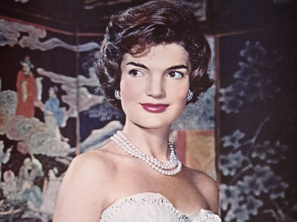 Jacqueline Kennedy (1929-94) by American Photographer, (20th century); Private Collection; Peter Newark American Pictures