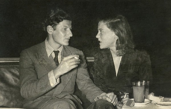 Lucian Freud and Caroline Blackwood, Madrid, 1953 / Bridgeman Images