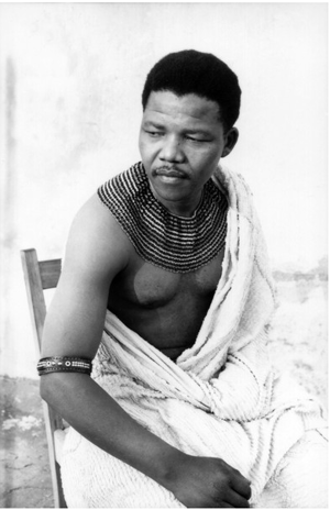 Nelson Mandela as a young man, 1961 (b/w photo) / Private Collection / Photo © Spaarnestad 