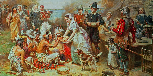 The First Thanksgiving / Jean Leon Gerome Ferris