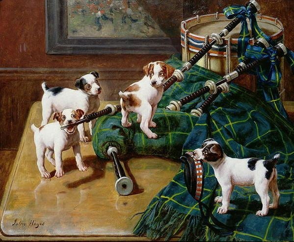 He Who Pays the Piper Calls the Tune, John  Hayes (fl.1897-1902) / Private Collection / Photo © Bonhams, London, UK