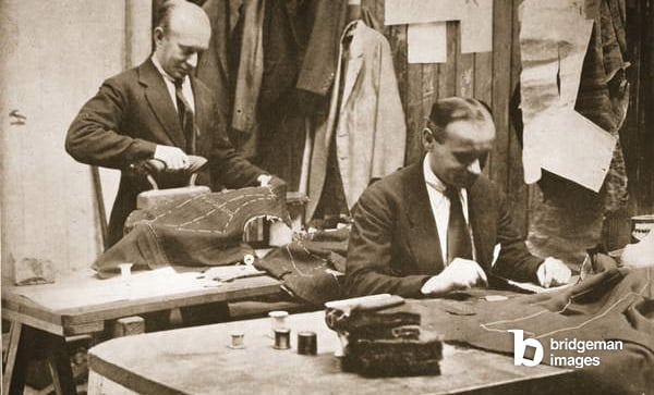 Workers make new clothes in Lofthouse Park
