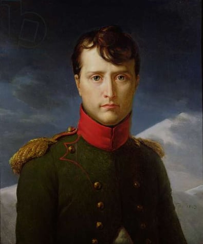 Image of Portrait of Napoleon Bonaparte (1769-1821) 1st Consul, 1803 (oil on canvas), Gerard, Francois Pascal Simon, Baron (1770-1837) / French, Musee Conde, Chantilly, France. © Musée Condé, Chantilly / Bridgeman Images