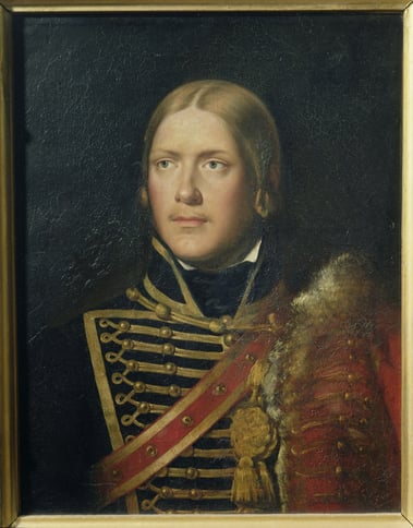 Image of Michel Ney (1769-1815) Duke of Elchingen (oil on canvas), Brune, Adolphe (1802-75) / French, Louvre, Paris, France,72x55 cms © Bridgeman Images