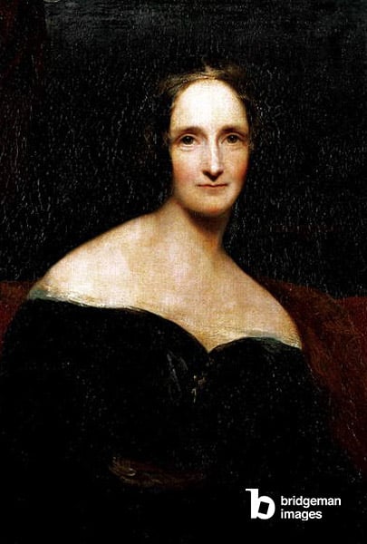Mary Shelley, 1840 (oil painting), Richard Rothwell / Photo © AF Fotografie / Bridgeman Images